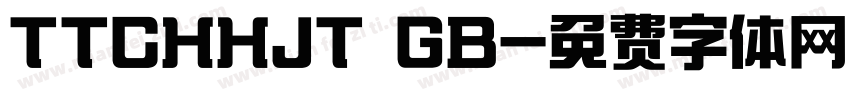 TTCHHJT GB字体转换